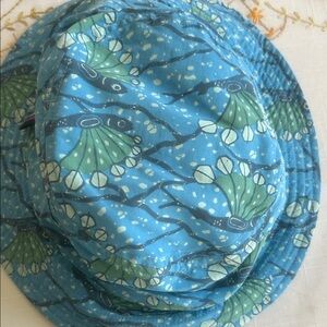 Patagonia Blue and Green flying fish hat rare find